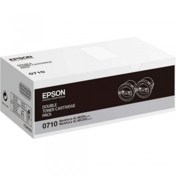 Epson SO50710 Double Pack Black Toner (Item No: EPS SO50710)
