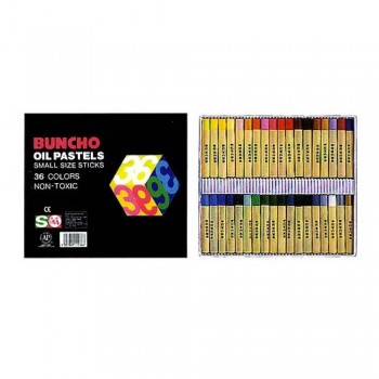 BUNCHO Oil Pastels Small Size Sticks - 36 colors  