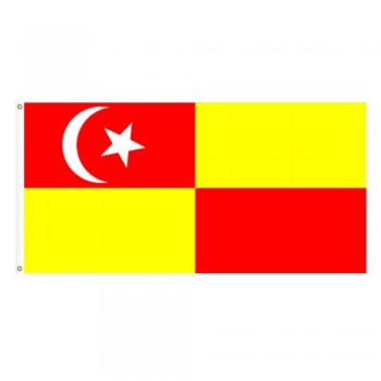 Bendera Malaysia - Selangor Flag polyester - 35-inch x 70-inch (90cm x 180cm OR 3ft x 6ft)