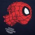 Spider-Man Series Side Face Tee (Navy Blue, Size S)