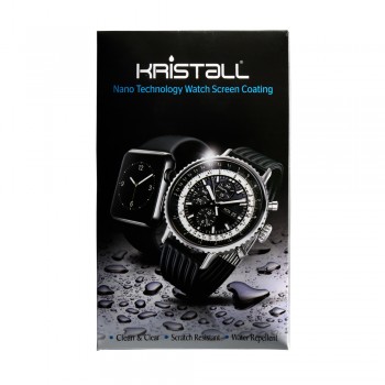 Kristall 9H Hardness Full Coverage Liquid Nano Coating Screen Protector for All Smartwatches - Anti-Bubble, Anti-Scratch, Super Hydrophobic, UV Resistance, High Gloss and Color Rejuvenation